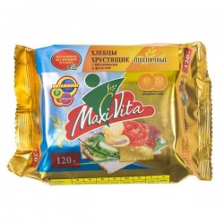 Хлебцы хрустящие, Maxi Vita (Макси Вита) 120 г пшеничные